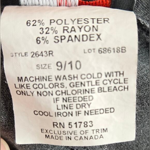 STUDIO Y Women's Grey Dress Career Pants Straight Leg Size 9/10 - Picture 8 of 8